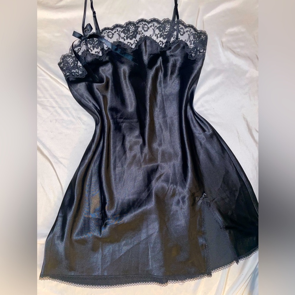 Victoria’s Secret black slip dress